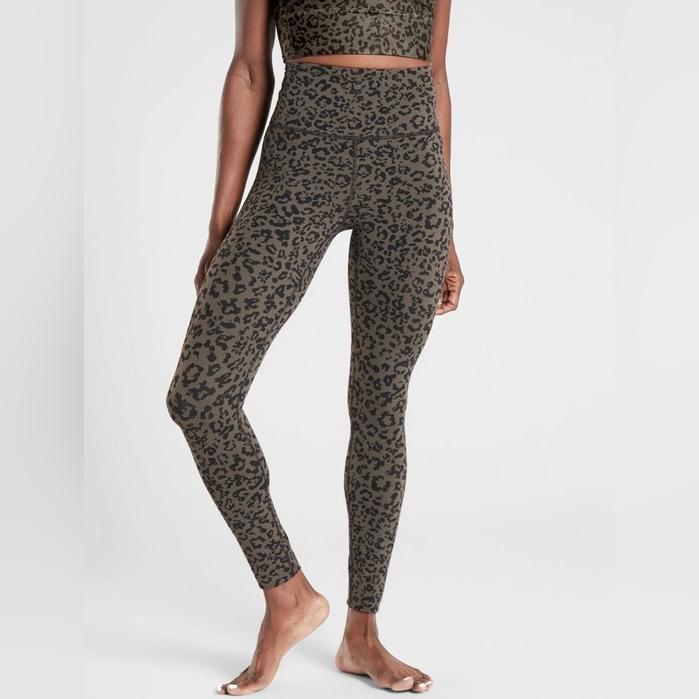 Athleta Leopard Elation Ultra High Rise Leggings